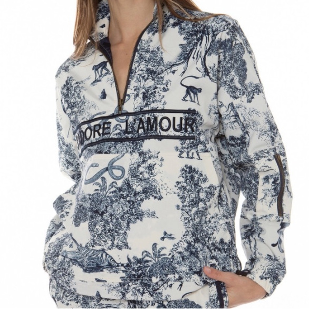 EllandEmm J'adore Half Zip Windbreaker l